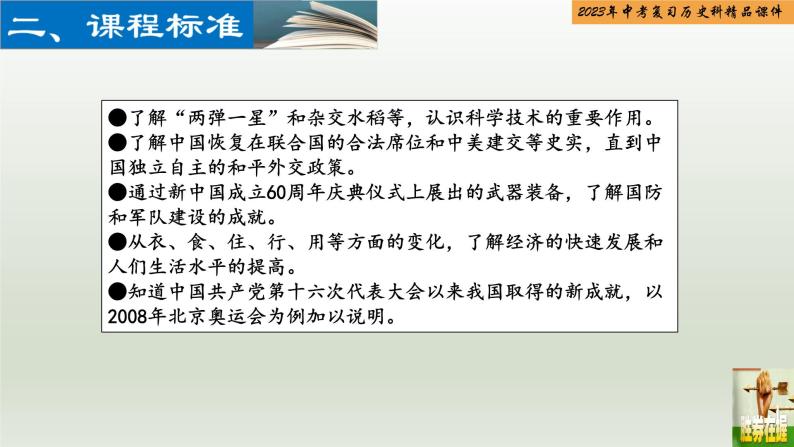 第19单元 国防建设与外交成就及科技文化与社会生活-【胜券在握】2023年中考历史总复习精品课件（部编版）03