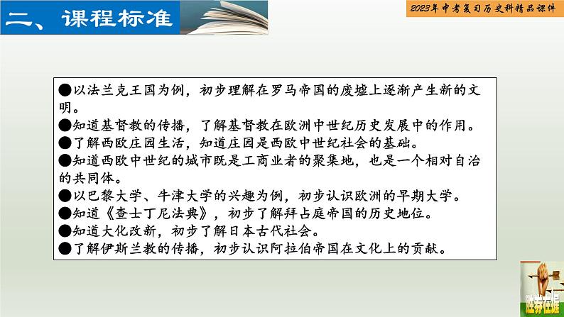 第21单元 封建时代的欧洲和亚洲国家-【胜券在握】2023年中考历史总复习精品课件（部编版）第3页