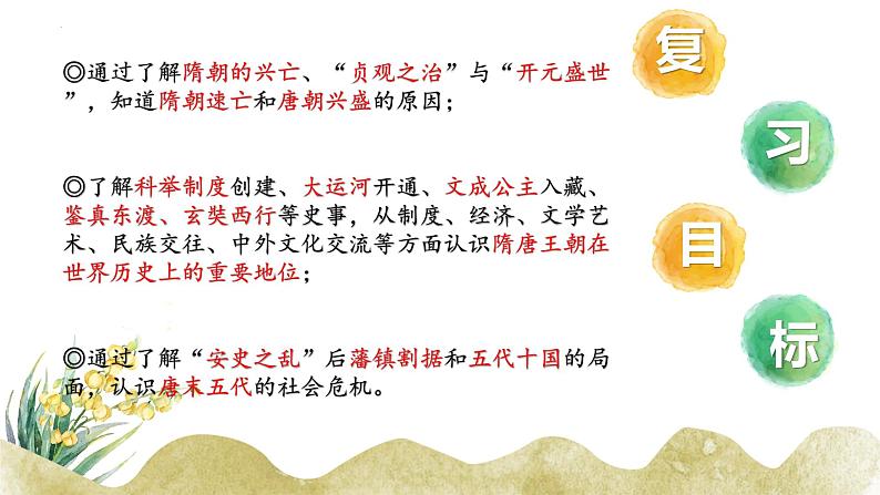 第一单元  隋唐时期：繁荣与开放的时代【知识梳理】——2022-2023学年部编版历史七年级下册单元综合复习02