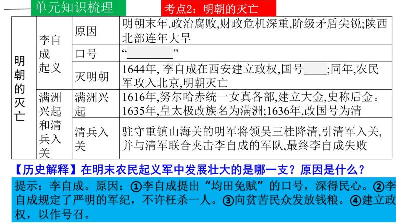 第三单元  明清时期：统一多民族国家的巩固与发展【知识梳理1】——2022-2023学年部编版历史七年级下册单元综合复习07