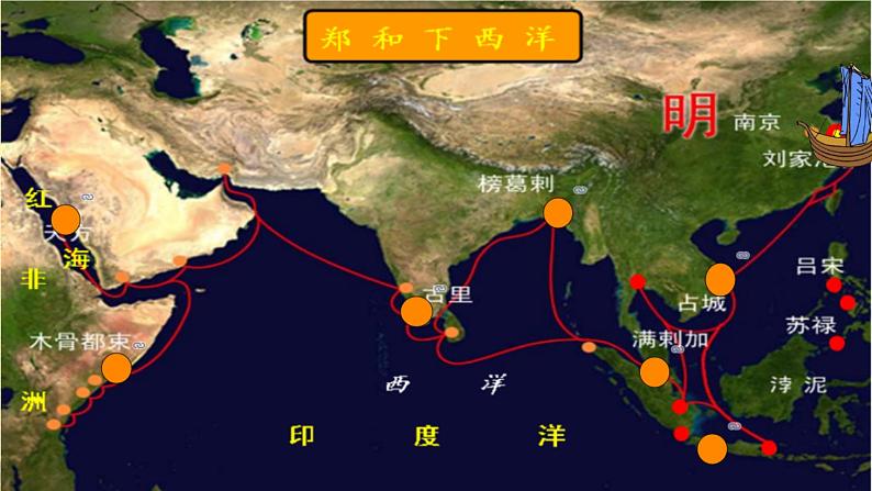 部编版七年级历史下册--第15课 明朝的对外关系（课件2）第8页