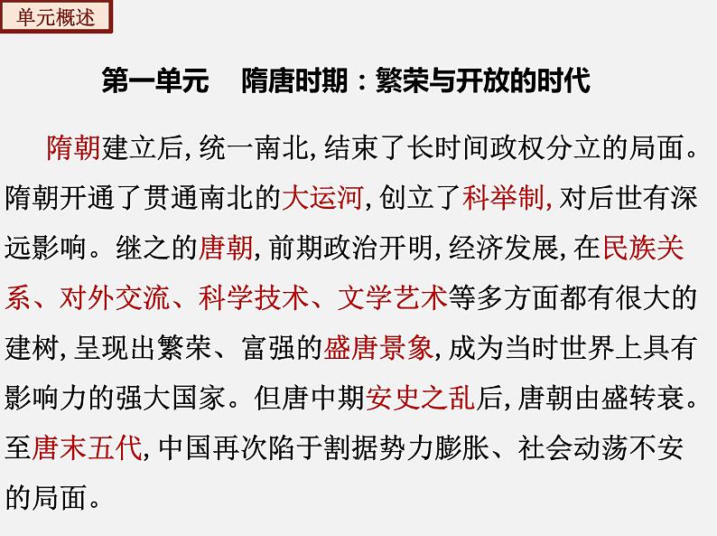 2022-2023年部编版历史七年级下册专项复习精讲精练：考点复习01  隋唐时期： 繁荣与开放的时代（知识清单）03