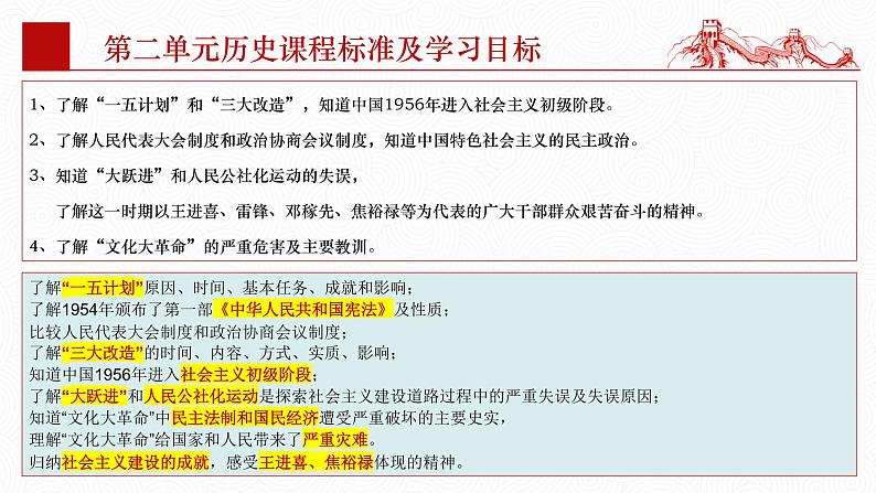 第二单元  社会主义制度的建立与社会主义建设的探索【知识梳理】——2022-2023学年部编版历史八年级下册单元综合复习第2页