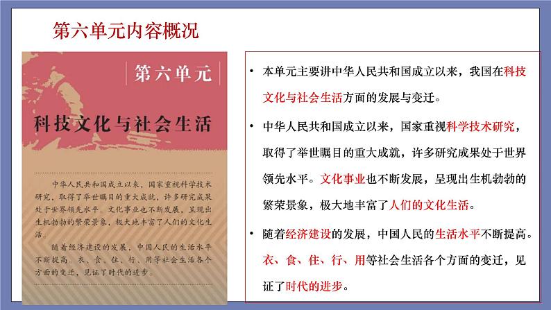 第六单元  科技文化与社会生活【知识梳理】——2022-2023学年部编版历史八年级下册单元综合复习课件PPT02