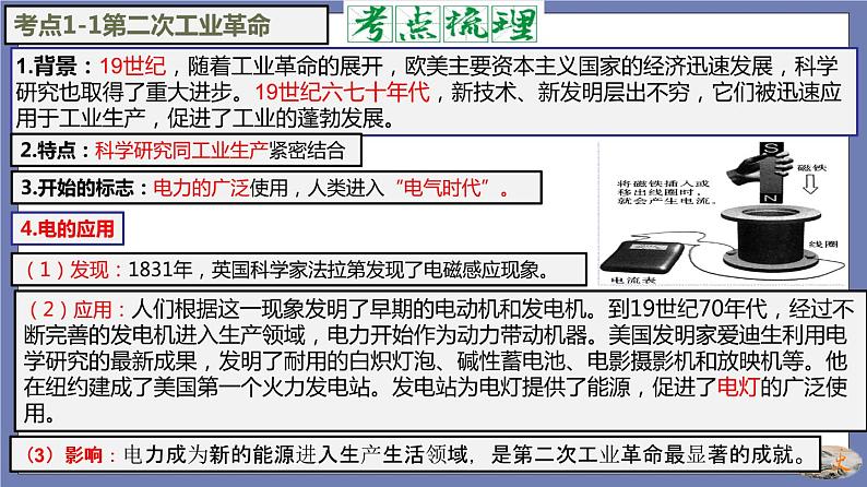 第二单元  第二次工业革命和近代科学文化【知识梳理】——2022-2023学年部编版历史九年级下册单元综合复习课件PPT05