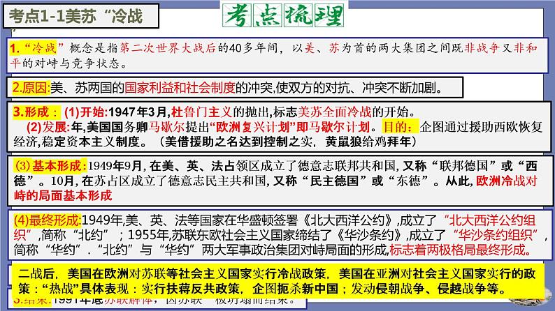 第五至六单元  二战后的世界变化；走向和平发展的世界【知识梳理】——2022-2023学年部编版历史九年级下册单元综合复习课件PPT05