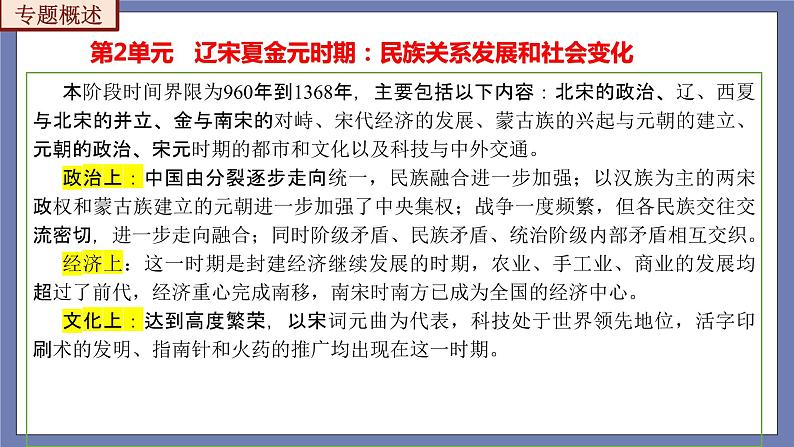 第二单元  辽宋夏金元时期：民族关系发展和社会变化【知识梳理2】——2022-2023学年部编版历史七年级下册单元综合复习课件PPT02