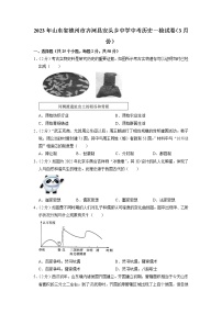 2023年山东省德州市齐河县安头乡中学中考历史一检试卷