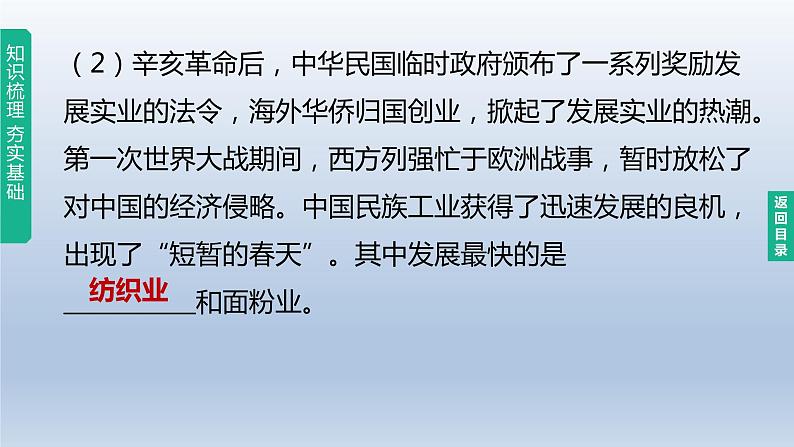 中考历史总复习一轮复习课件：主题15　近代经济、社会生活与教育文化事业的发展(含答案)04