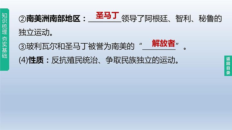 中考历史总复习一轮复习课件：主题27　殖民地人民的反抗与资本主义制度的扩展(含答案)第4页