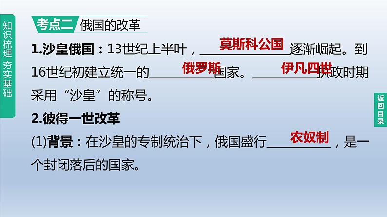 中考历史总复习一轮复习课件：主题27　殖民地人民的反抗与资本主义制度的扩展(含答案)第7页