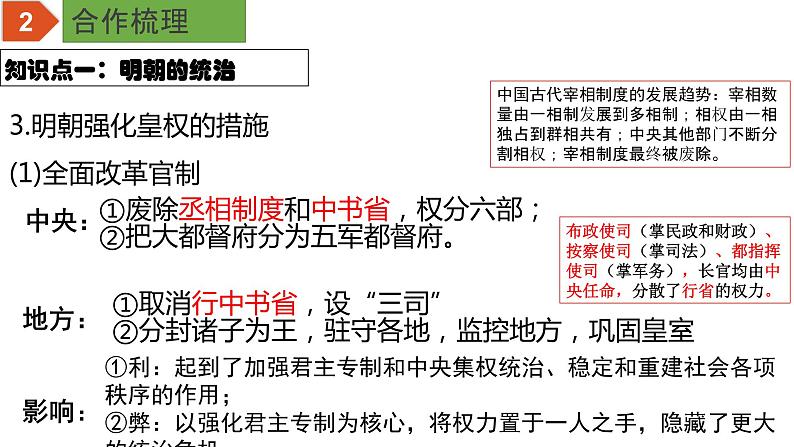 中考历史一轮复习精品课件专题07 明清时期：统一多民族国家的巩固与发展05