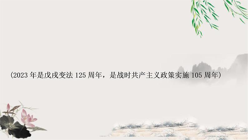 中考历史复习知识专题三中外重大改革与制度创新教学课件02