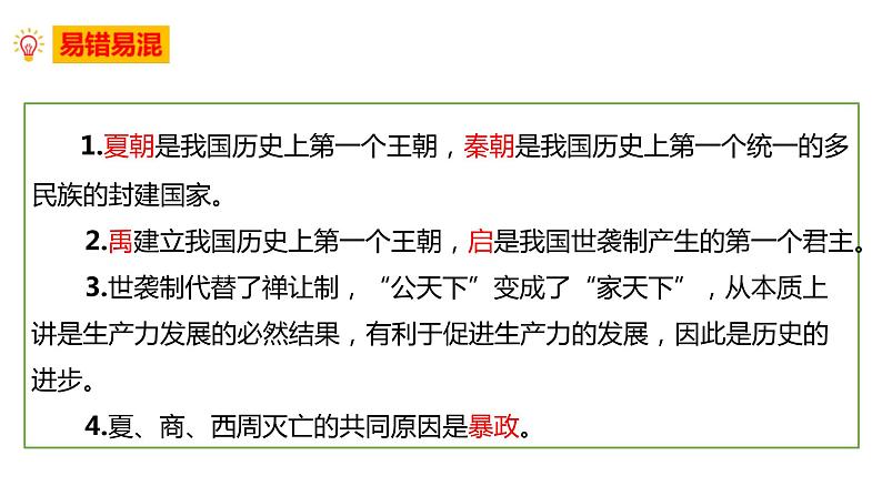 中考历史一轮复习精讲精练课件夏商周时期：早期国家与社会变革（含答案）06