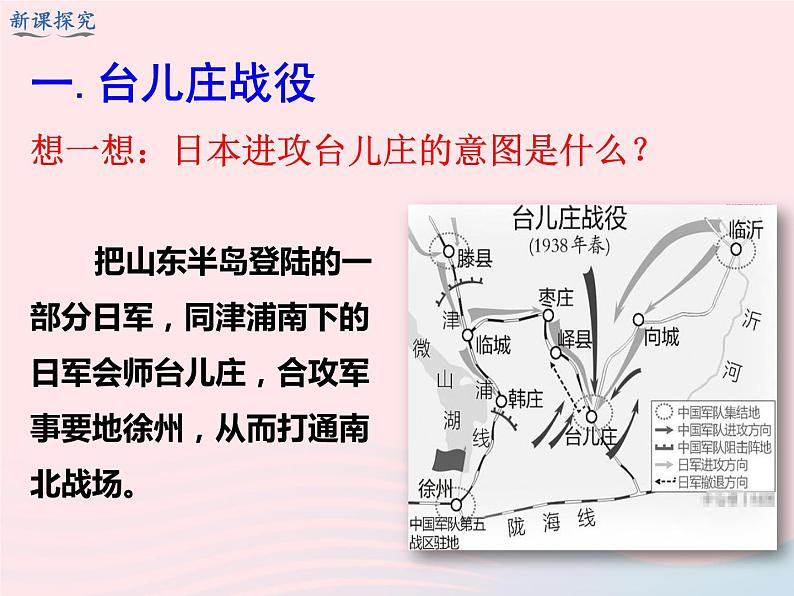 2022八年级历史上册第六单元中华民族的抗日战争第20课正面战场的抗战教学课件新人教部编版第4页