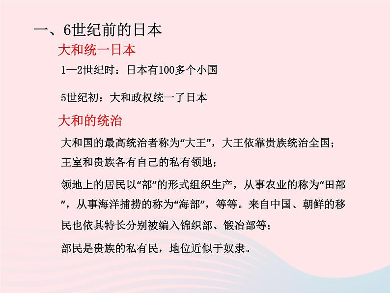 2022九年级历史上册第四单元封建时代的亚洲国家第11课古代日本教学课件新人教部编版第3页