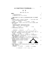 湖南省衡阳市衡南县2022-2023学年九年级下学期期中历史试题