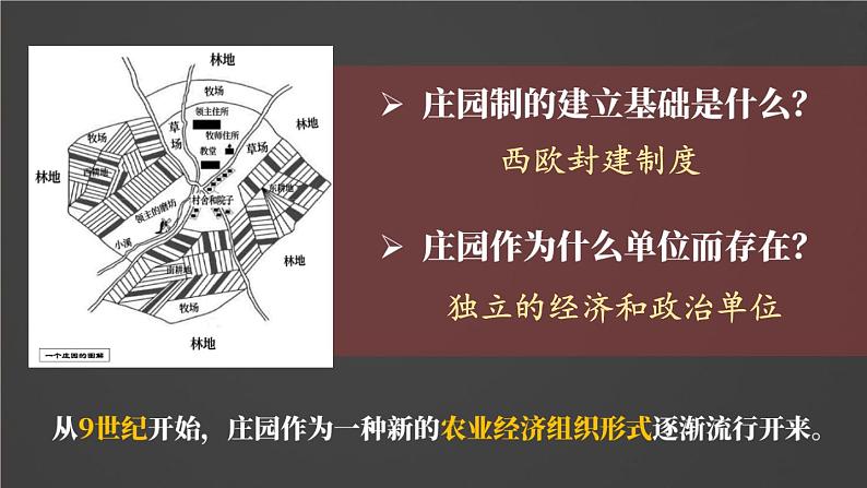 人教版历史九年级上册 第8课 西欧庄园 同步课件+同步教案04