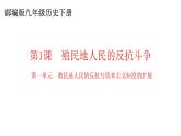 1.1 殖民地人民的反抗斗争 课件 2022-2023学年部编版九年级历史下册