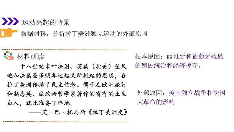 1.1 殖民地人民的反抗斗争 课件 2022-2023学年部编版九年级历史下册06