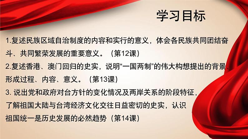 第四单元 民族团结与祖国统一 课件 2022-2023学年部编版八年级历史下册第2页