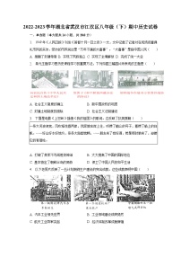 2022-2023学年湖北省武汉市江汉区八年级（下）期中历史试卷（含解析）