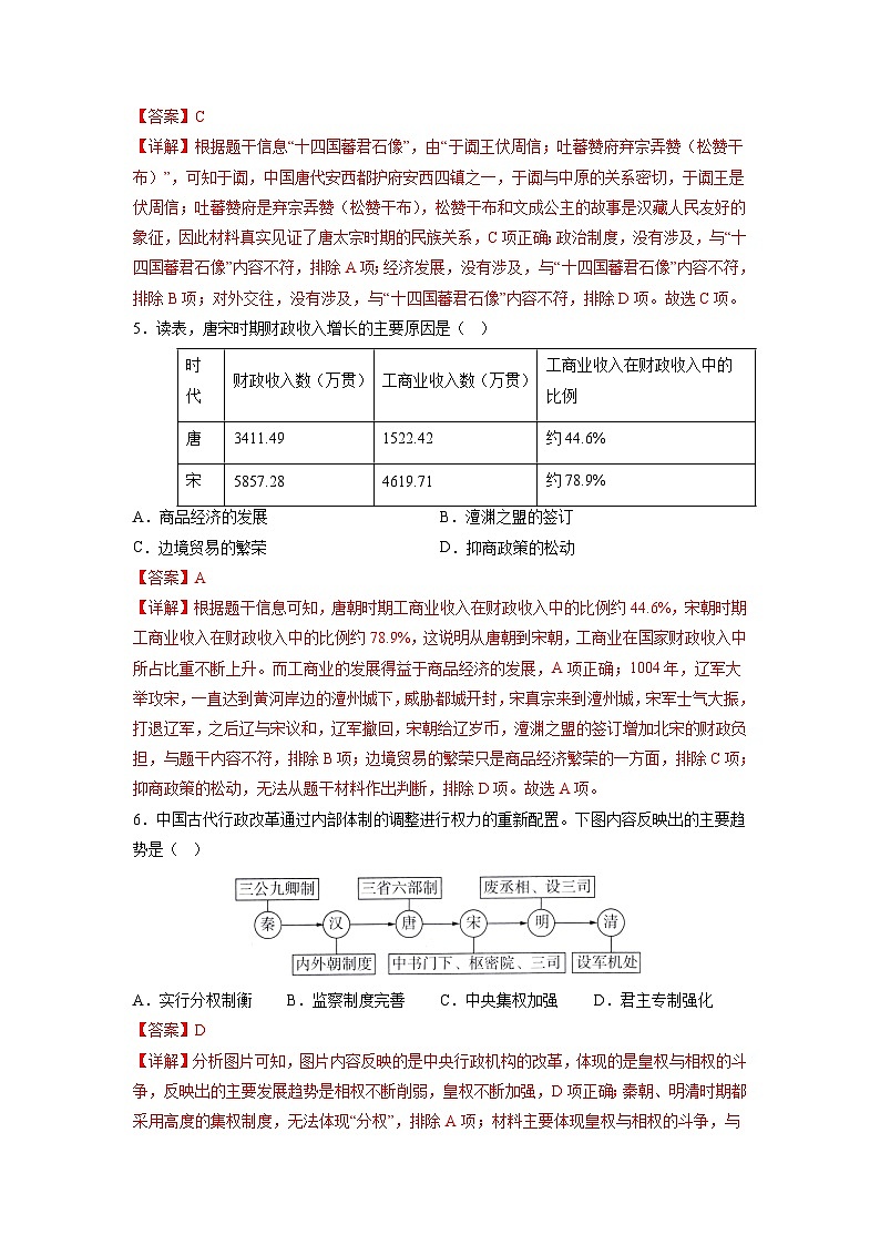 必刷卷03——2023年中考历史考前30天冲刺必刷卷（广西专用）03