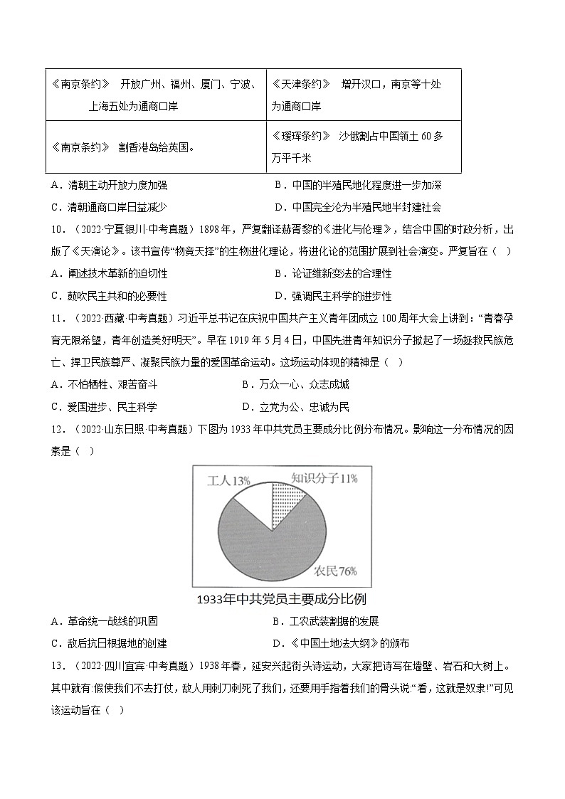 真题重组卷03 - 冲刺2023年中考历史真题汇编重组卷（广东广州专用）03