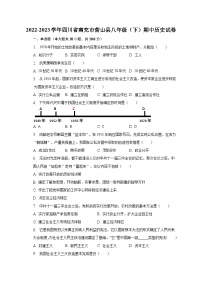 2022-2023学年四川省南充市营山县八年级（下）期中历史试卷（含解析）