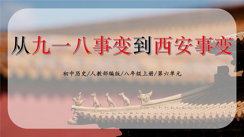 6.1《从九一八事变到西安事变》课件01