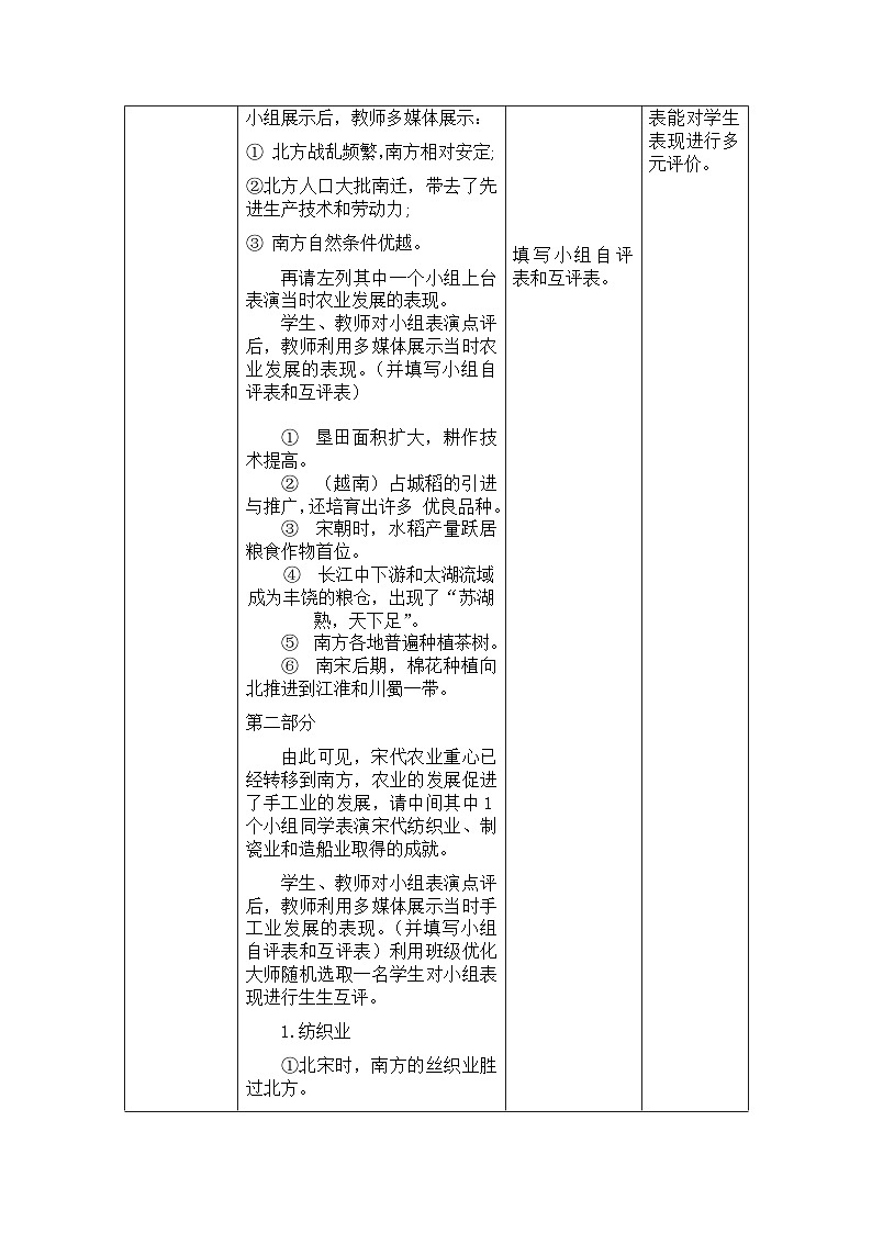 第9课宋代经济的发展 教学设计第3页