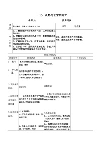 初中历史人教部编版七年级下册第7课 辽、西夏与北宋的并立教案