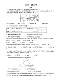 2023年江苏宿迁历史中考冲刺试卷(含答案)