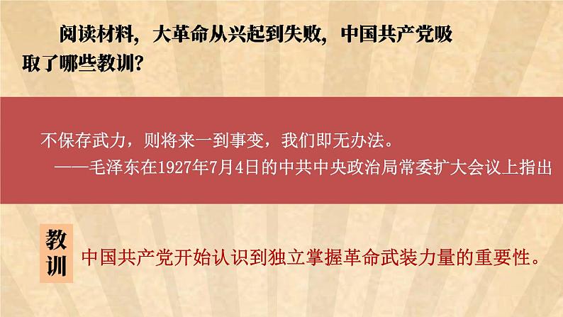 5.16 毛泽东开辟井冈山道路 课件 2023-2024学年部编版八年级历史上册04