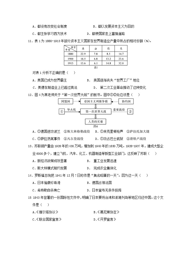 2018年四川省雅安市中考历史真题及答案03
