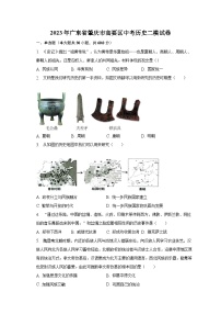 2023年广东省肇庆市高要区中考历史二模试卷（含解析）