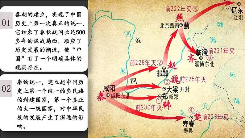 【人教部编版】七上历史   第9课  秦统一中国 (课件+素材）06