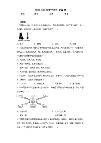 2023年山西省中考历史真题（含解析）