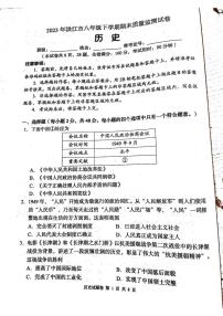 湖南省怀化市洪江市2022-2023学年八年级下学期6月期末历史试题