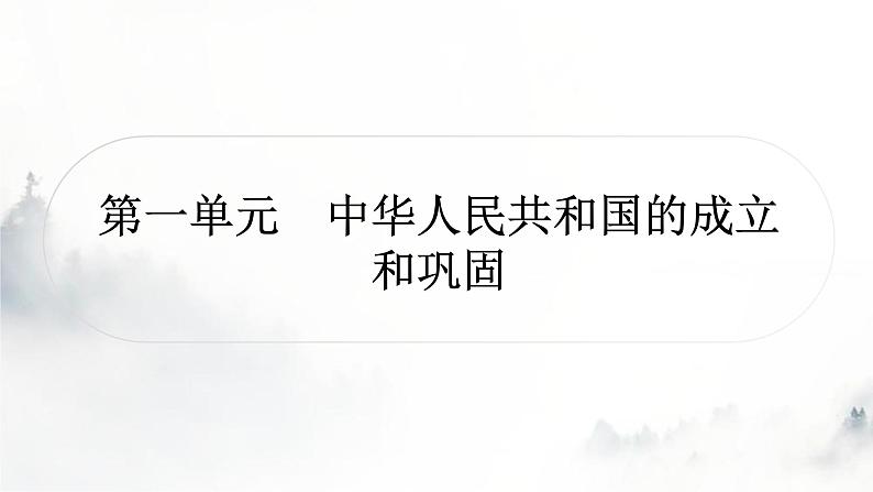 中考历史复习中国现代史第一单元中华人民共和国的成立和巩固教学课件03