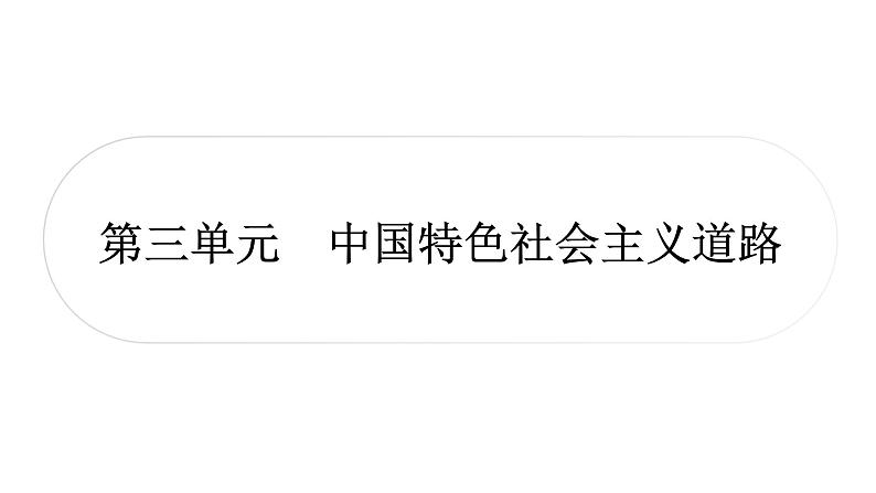 中考历史复习中国现代史第三单元中国特色社会主义道路教学课件01