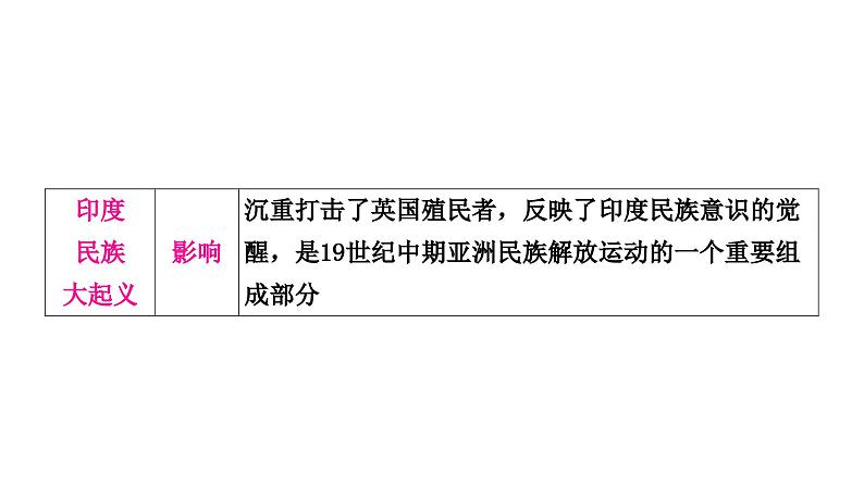 中考历史复习世界近代史第四单元殖民地人民的反抗与资本主义制度的扩展教学课件08