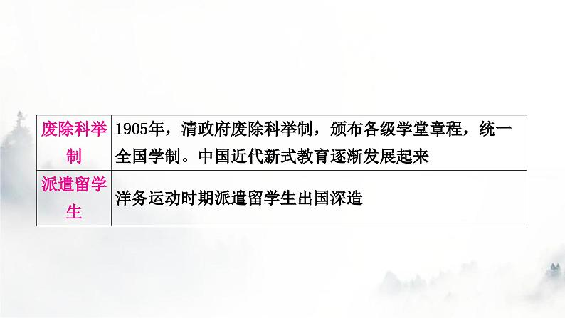 中考历史复习知识专题二中外近代化探索教学课件第7页