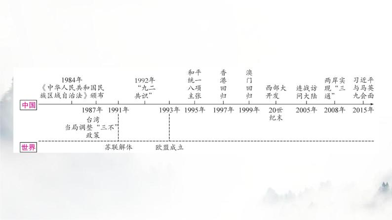 中考历史复习中国现代史第四单元民族团结与祖国统一教学课件02