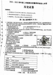 河南省洛阳市伊川县2022-2023学年八年级下学期期末历史试题