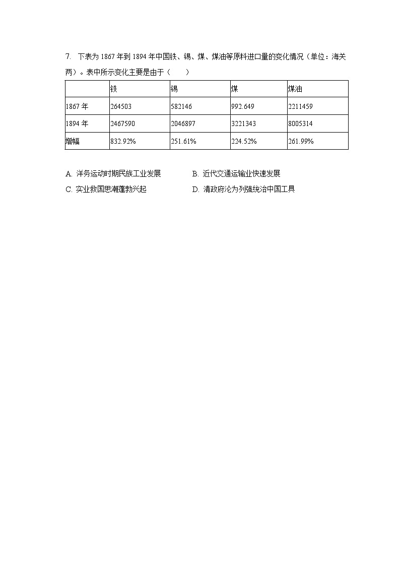 2023年海南省儋州市部分校中考历史二模试卷（含解析）02