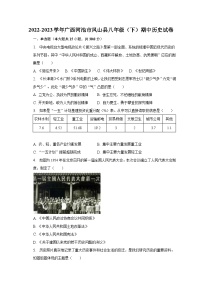 2022-2023学年广西河池市凤山县八年级（下）期中历史试卷（含解析）