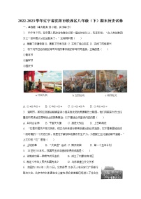 2022-2023学年辽宁省沈阳市铁西区八年级（下）期末历史试卷（含解析）