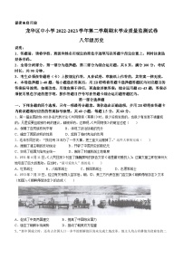 广东省深圳市龙华区2022-2023学年八年级下学期期末历史试题（含答案）