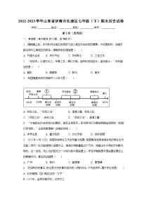 山东省济南市长清区2022-2023学年部编版七年级下学期期末历史试卷（含答案）